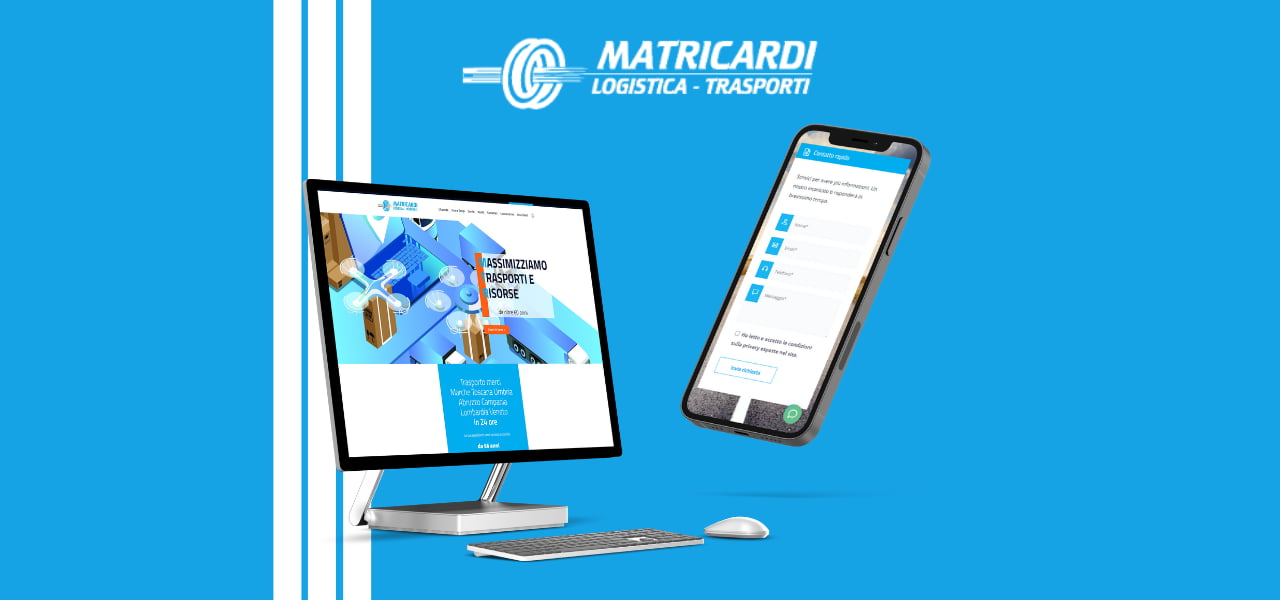 Matricardi spa - Sviluppo Sito web e Campagne pubblicitarie Baz srl