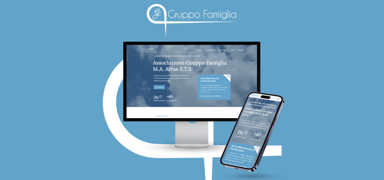 Comunita Gruppo Famiglia - Sito web sviluppato da Baz srl