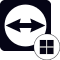 Icona TeamViewer con logo Windows