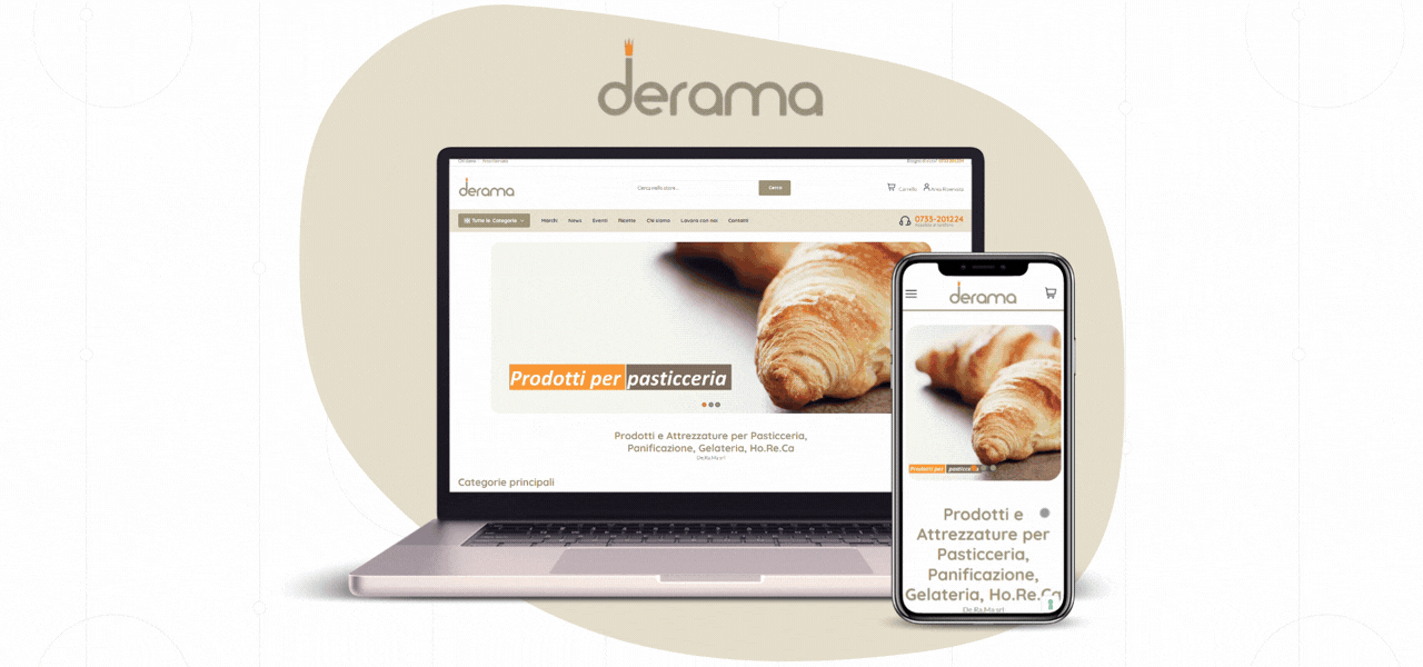 Derama Srl - Sviluppo sito web B2B Baz srl