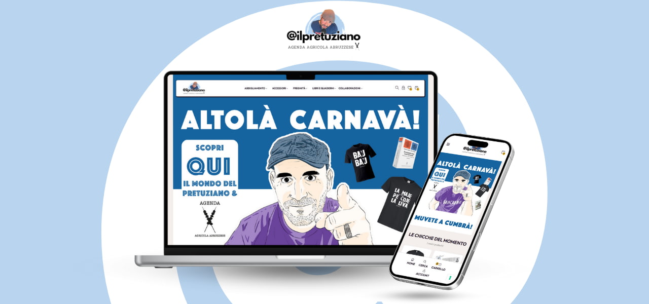 Il Pretuziano - Ecommerce B2B realizzato da Baz srl
