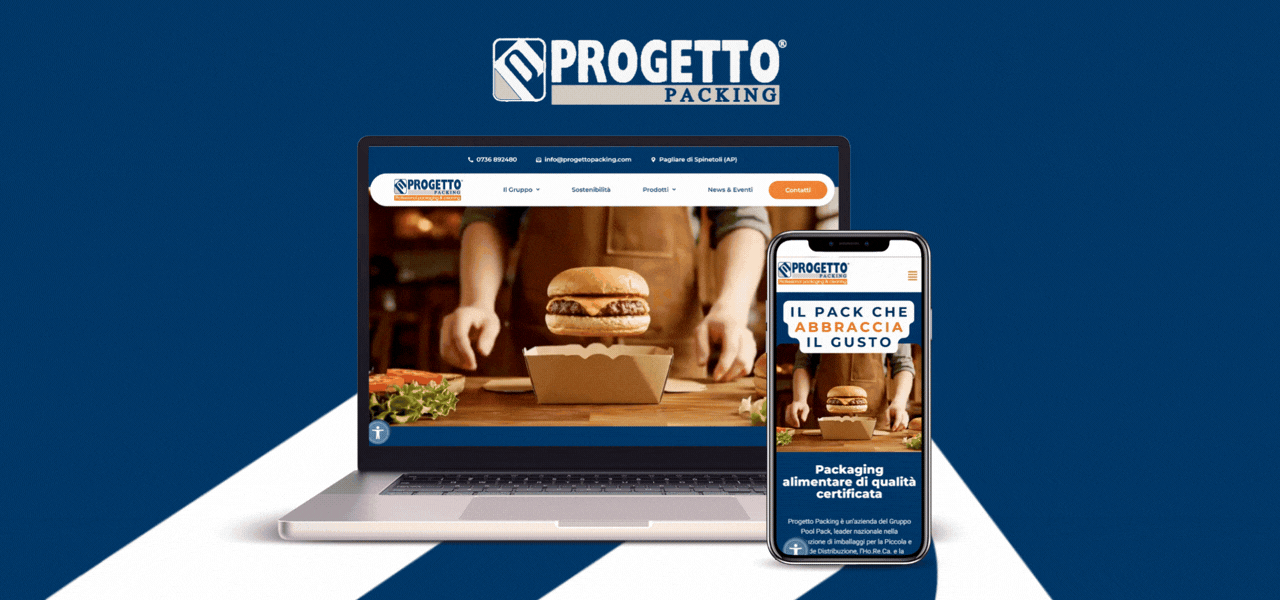 Progetto Packing - Sito Web B2B realizzato da Baz srl