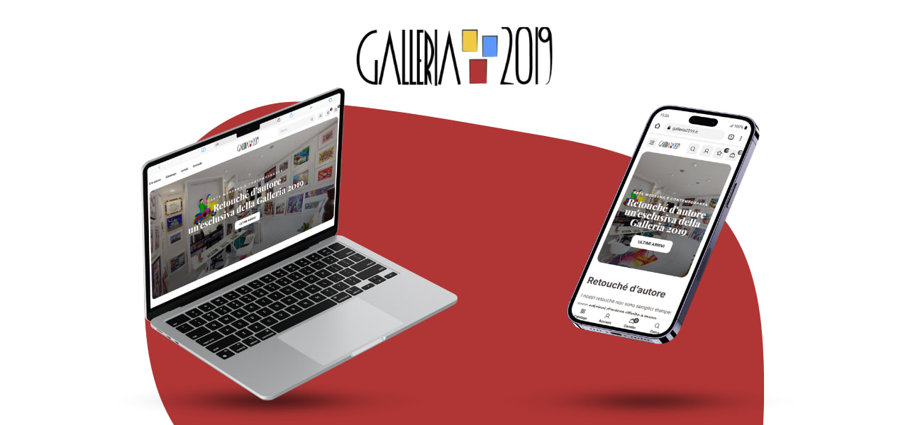 Galleria2019 Shop Online realizzato da Baz srl